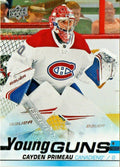 2019-20 Upper Deck Cayden Primeau Young Guns #454 Rookie Yg Canadiens Rc  NM-MT