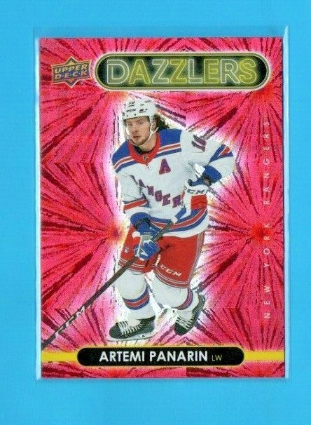 2021-22 Upper Deck Series 1 Red Dazzlers  #DZ-31 Artemi Panarin - Rangers
