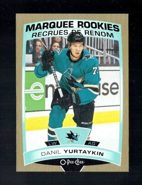 2019-20 Series 2 OPC Update Gold  Border Marquee Rookies #620 Danil Yurtaykin