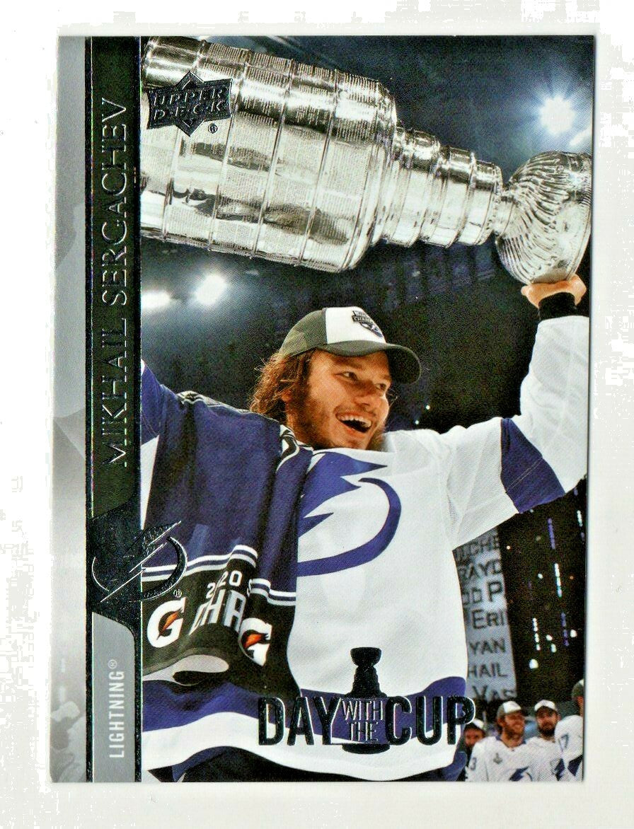 2020-21 Upper Deck Extended Series SSP Day With The Cup Mikhail Sergachev DC-29 