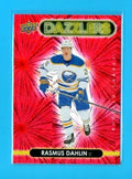 2021-22 Upper Deck Series 1 Red Dazzlers  #DZ-7 Rasmus Dahlin  - Sabres