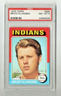  1975 Topps #288 Bruce Ellingsen - ROOKIE card - PSA 8 NM-MT - Cleveland Indians