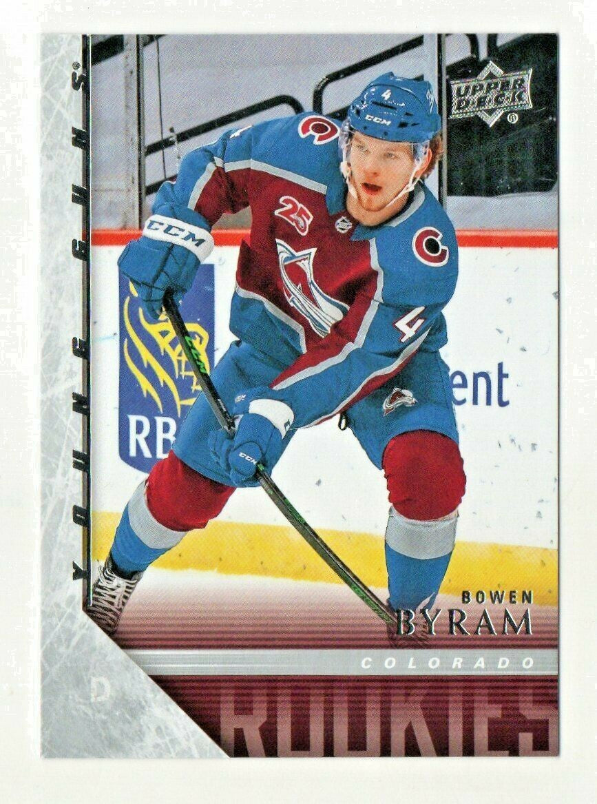 2020/21 UD Extended Series YOUNG GUNS Retro Tribute BOWEN BYRAM Rookie COLORADO
