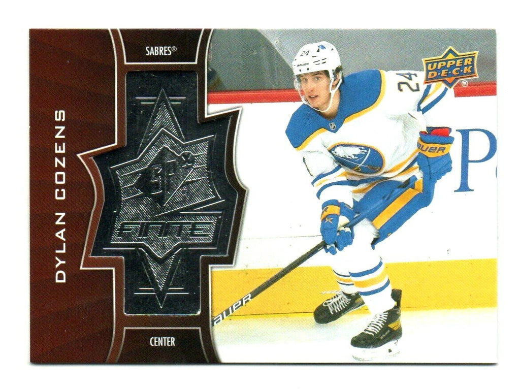 2020-21 UD EXTENDED #SF-33 -  DYLAN COZENS  - SPx FINITE ROOKIE 2823/2999 Sabres