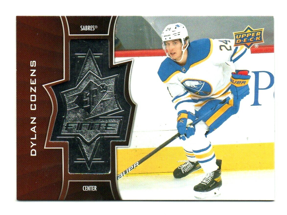 2020-21 UD EXTENDED #SF-33 -  DYLAN COZENS  - SPx FINITE ROOKIE 2823/2999 Sabres