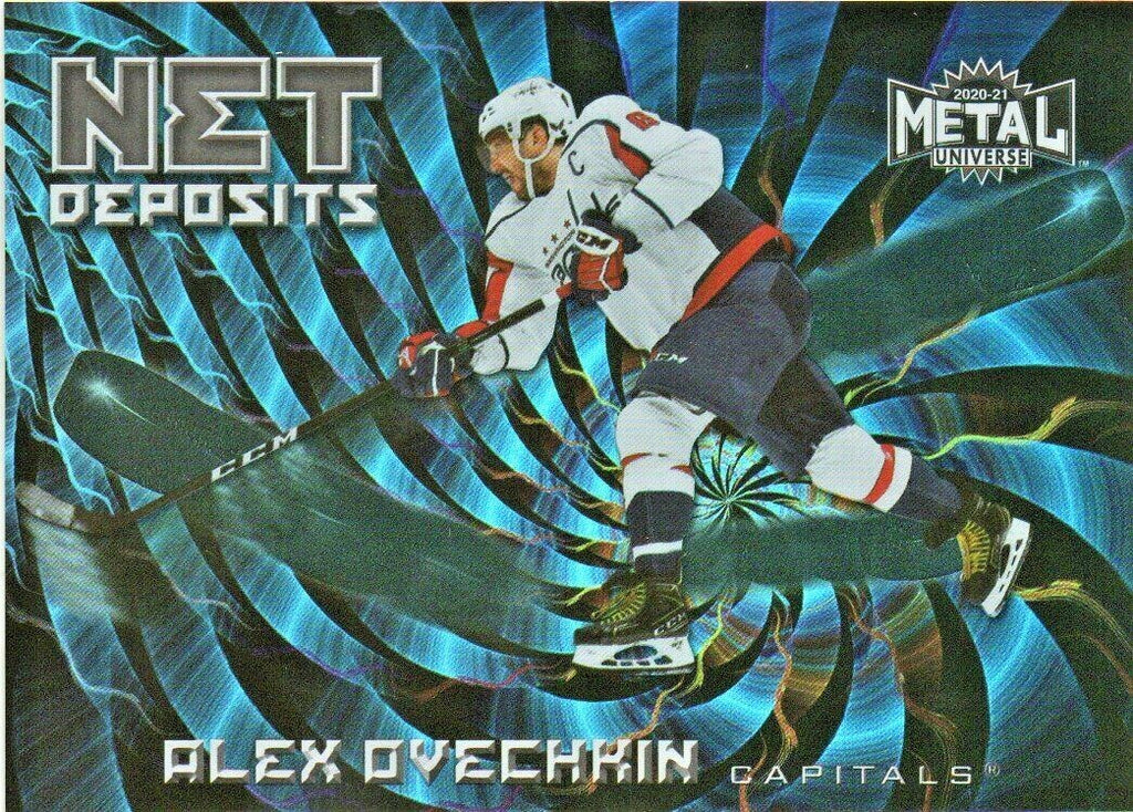 2020-21 UD NHL Metal  Universe NET DEPOSITS #ND-14   Alexander Ovechkin Capitals