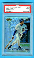 1997 Bowman's Best Refractor #15 MARK GRACE SP card! CUBS! POP 1 -  None higher