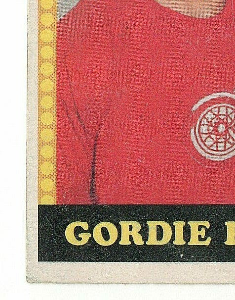 1969-70   O-PEE-CHEE  -  GORDIE HOWE  -  MR.HOCKEY  -  DETROIT  -  NNO ERROR