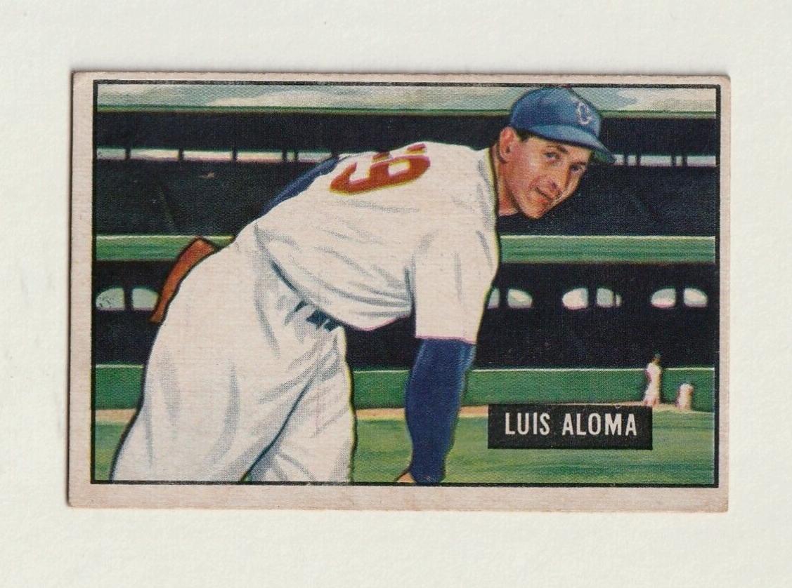 1951 Bowman #231   -   LUIS ALOMA    -     Chicago White Sox   -   Rookie Card