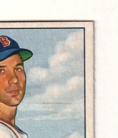 1951 Bowman #164  -  Bill Wight  -  Pitcher  -  Boston Red Sox  EX-NRMT