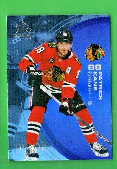 PATRICK KANE 2021-22 UD Extended  Triple Dimension AMETHYST  Reflections 117/300