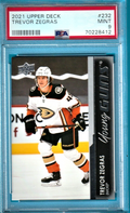 2021 Upper Deck Young Guns  - Trevor Zegras   -  Anaheim  ROOKIE #232 PSA 9 MINT