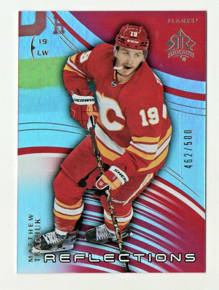 2020-21 Upper Deck Triple Dimensions Reflections Ruby #7 Matthew Tkachuk 462/500