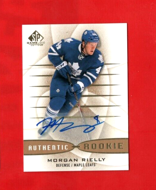 2013-14 Upper Deck SP Game  Used Signatures Rookies Auto Morgan Rielly RC  Leafs