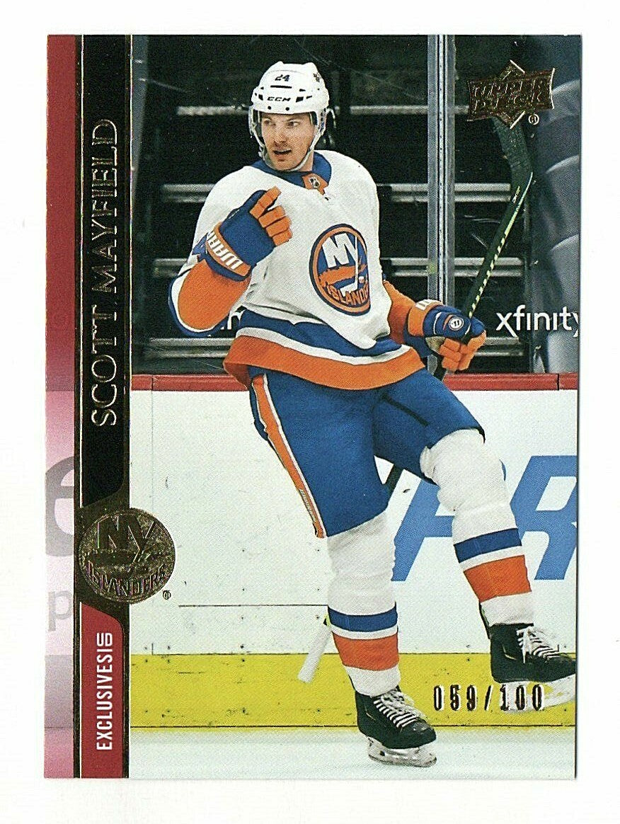 2020-21 UD Extended Exclusives - Scott Mayfield -059/100 #590 New York Islanders