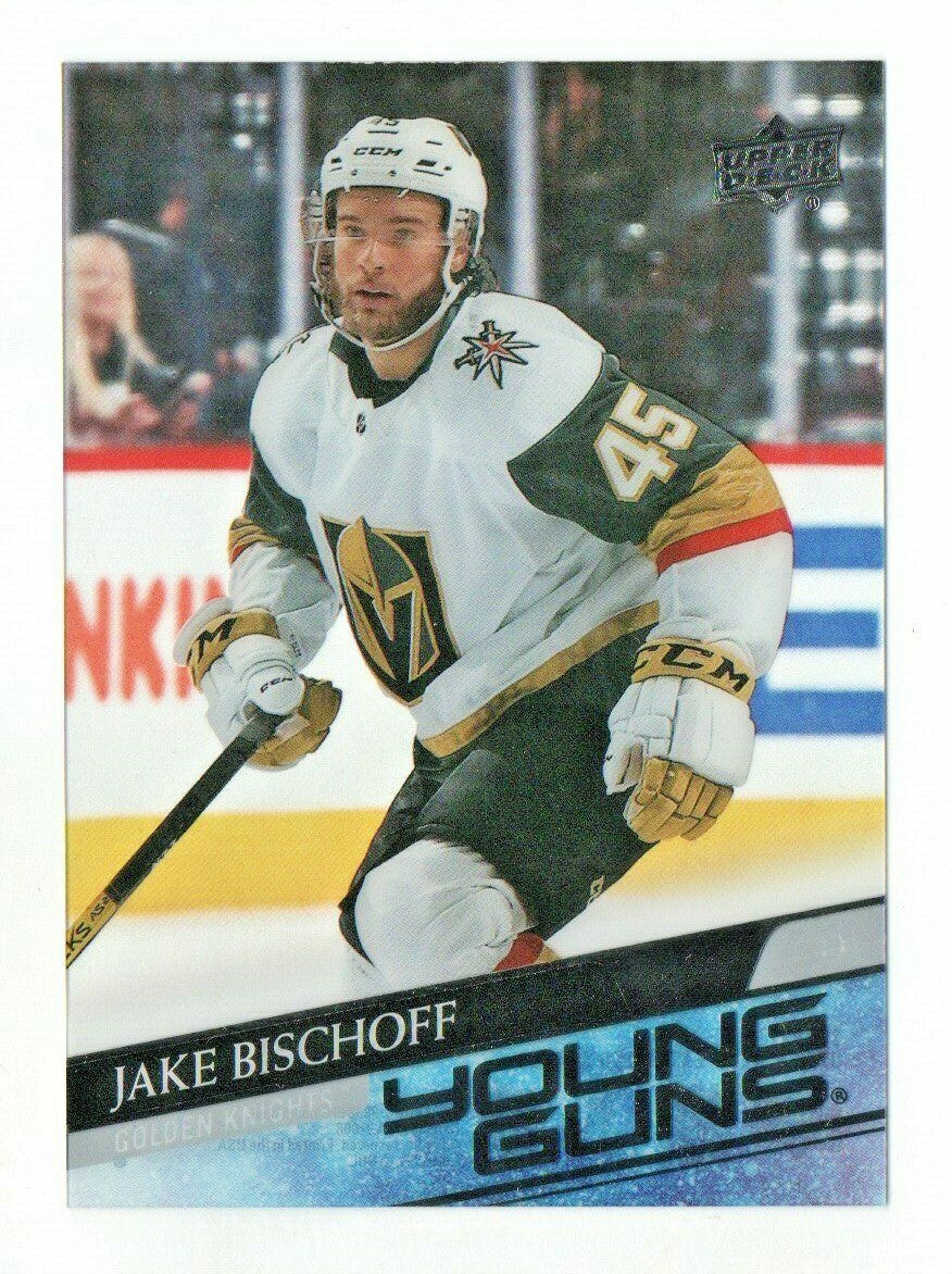 2020-21 Jake Bischoff UD Extended Series Young Guns Rookie Clear Cut Card #713