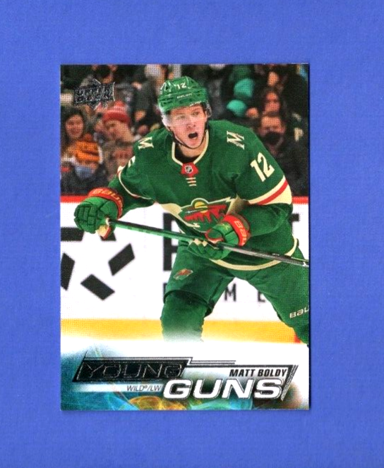 2022-23 Upper Deck Series 1 Matt Boldy #201 RC Rookie Minnesota Wild  (#2 stock)