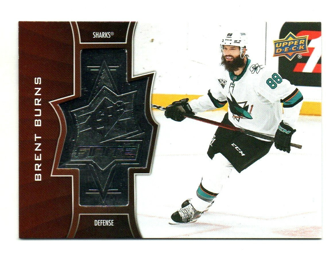 2020-21 UD Extended Series SPx FINITE - Brent Burns  -  SF-24 1208/2999 San Jose