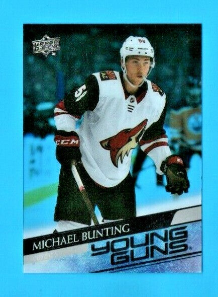 2020-21 Upper Deck Extended Michael Bunting Young Guns Clear Cut Rookie #727 