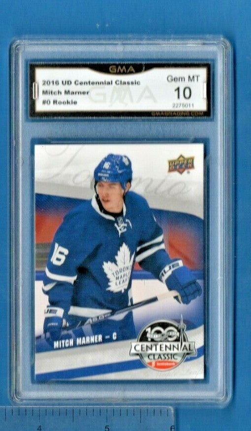 2016/17 UPPER DECK CENTENNIAL CLASSIC  #0 MITCH MARNER ROOKIE GMA 10 GEM UD