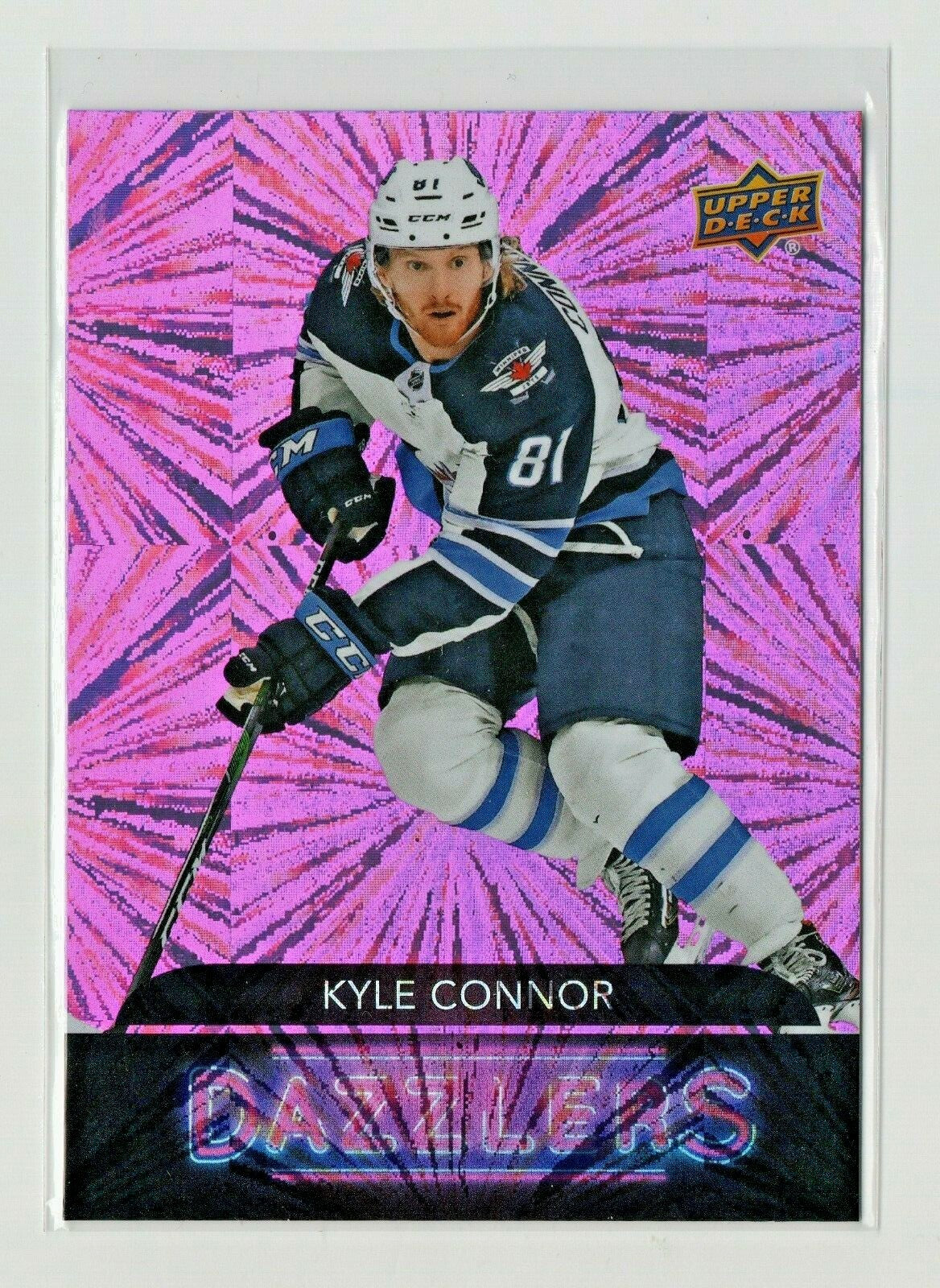 2020-21 Upper Deck Series 1 Dazzlers Pink KYLE CONNOR  -- SP -- Winnipeg Jets