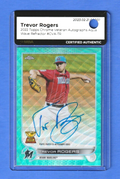 2022 Topps Chrome Aqua Wave Refractor   Trevor Rogers   AUTO /199  MBA AUTHENTIC
