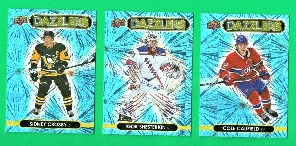 2021-22 Upper Deck Series 1 Dazzlers- BLUE