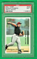 2001 Fleer Triple Crown #308 MORGAN ENSBERG SP RC #d1700/2999 - PSA GEM MINT 10