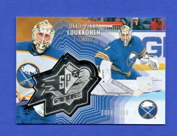 Ukko-Pekka Luukkonen   2021-22 UD Ext. SPxFinite Radiance Sil. #SF-6   0004/2999