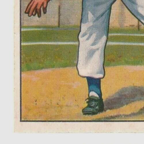1951 Bowman  -  Lou Brissie   -  Cleveland Indians #155   EX-NRMT