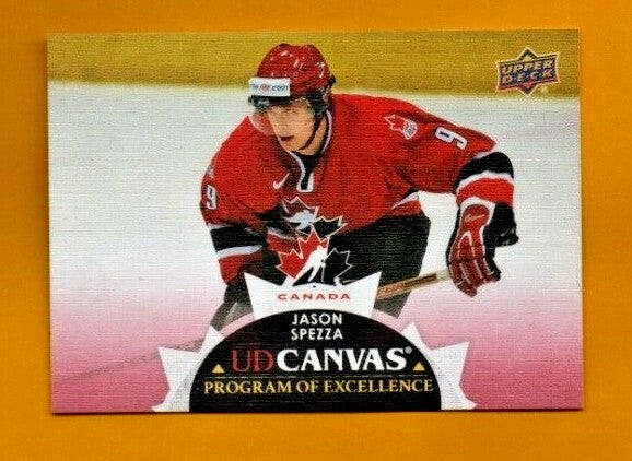 Jason Spezza 2021-22 UD Series 2 Canvas Team Canada Program of Excellence #C267