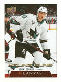 2020-21 Upper Deck UD series 2 John Leonard Young Guns YG Canvas C232 S.J.Sharks