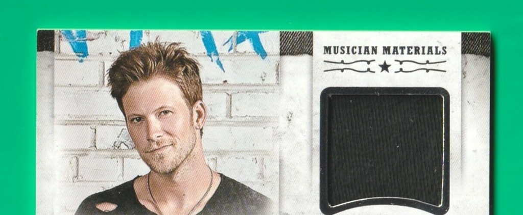BRIAN KELLEY 2014 Panini Country Music  -  Musician Materials   Relic #D 344/399