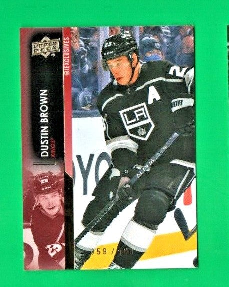 Dustin Brown 2021-22 Upper Deck Series 2 UD Exclusives #334 -   059/100  Kings