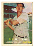 1957 Topps #1 Ted Williams Boston Red Sox VG-VG+