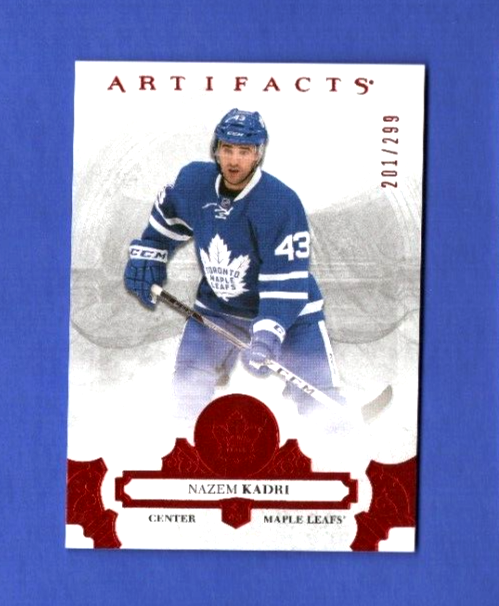 2017-18 Artifacts Ruby #39  -  Nazem Kadri  -  201/299  -  Toronto Maple Leafs