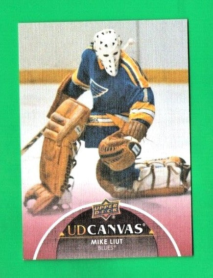 Mike Liut 2021-22 Upper Deck Series 2 Canvas Retired Stars #C246 St. Louis Blues