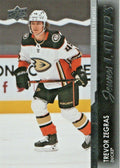 2021-22 Upper Deck Jeunes Loups French Variation Young Guns #232 Trevor Zegras
