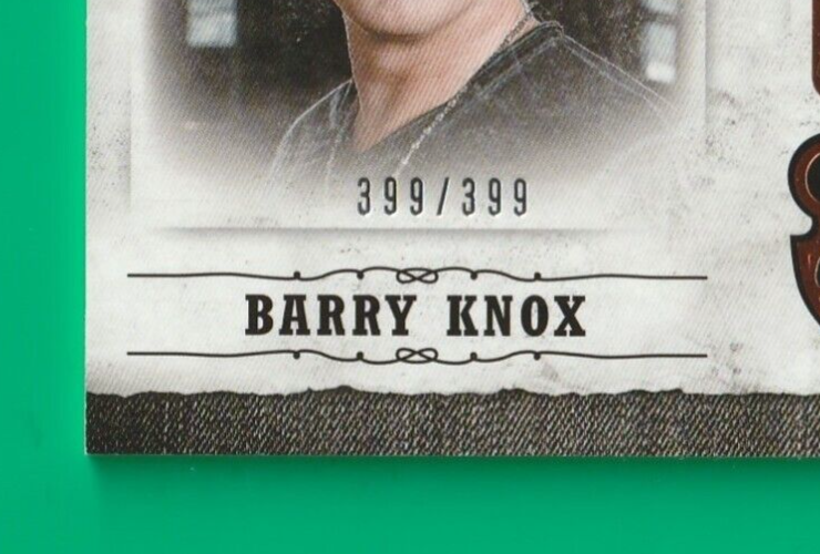 BARRY KNOX - 2014 Panini Country Music - Musician Materials -    399/399