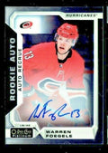 WARREN FOEGELE RC AUTO 18-19 OPC PLATINUM ROOKIE ON CARD AUTOGRAPH R-WF 2018-19