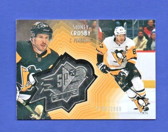Sidney Crosby     2021-22 UD Ext. SPxFinite Radiance Silver #SF-37    1708/2999