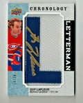 2018-19 Chronology Letterman Patches - Guy Lafleur  MONTREAL CANADIENS "L" 10/10