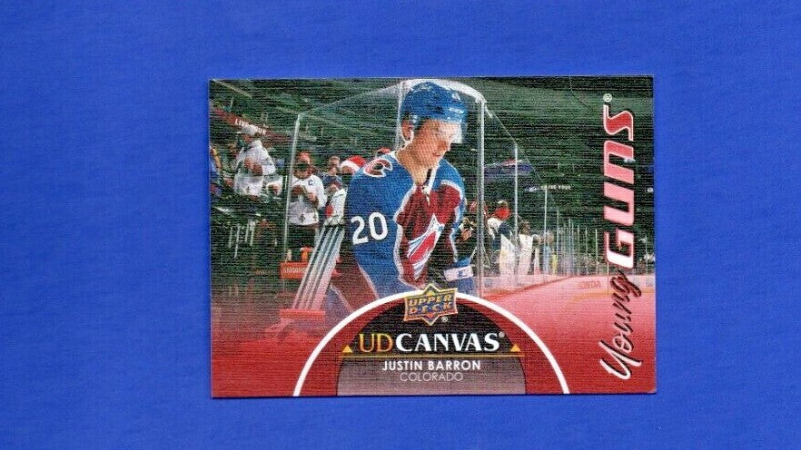 2021-22 Upper Deck Extended Justin Barron Young Guns Canvas RC #C373 - Avalanche
