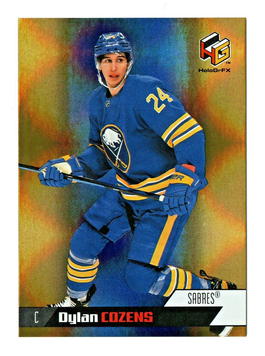 2020-21 Upper Deck Extended Series GOLD HoLo Gr-Fx ROOKIES RC Dylan Cozens HG-2