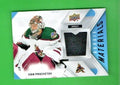 Ivan Prosvetov 2021-22 Upper Deck Series 2 Rookie Materials BLACK Jersey RM-IP