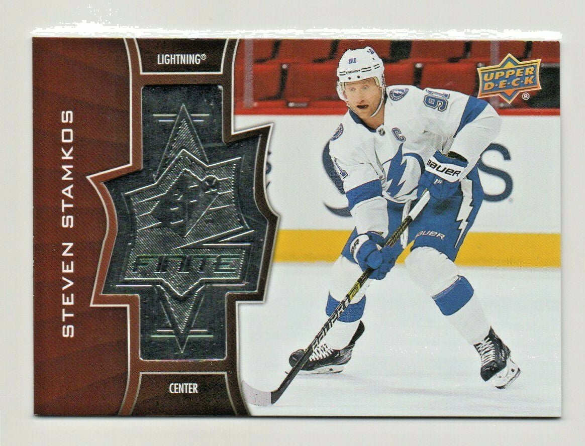 STEVEN STAMKOS 2020-21 UPPER DECK EXTENDED SPx FINITE RADIANCE 0605/2999 SF-26