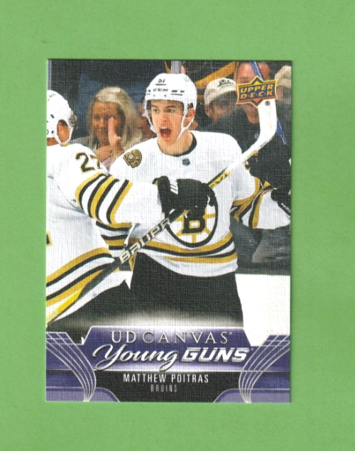 Matthew Poitras   2023-24 Upper Deck - Canvas Young Guns #C236  - Boston Bruins