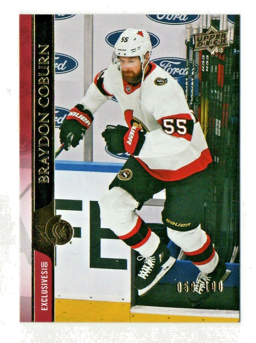 2020-21 Upper Deck Extended Series UD Exclusives BRAYDON  COBURN #597 - 059/100