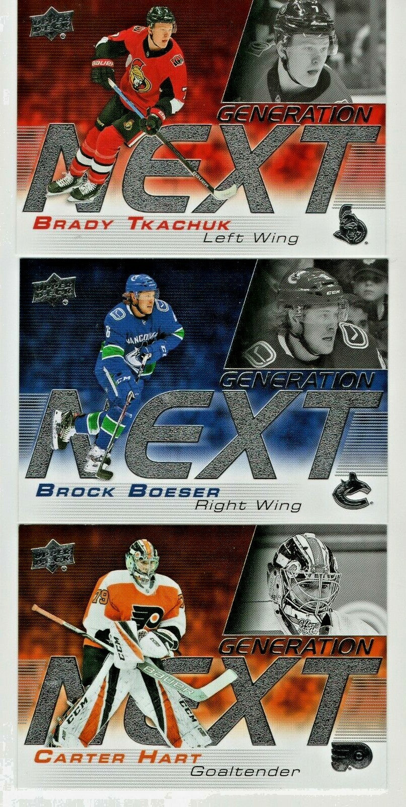 Generation Next 2019-20 Upper Deck Series One U-PICK -- FREE COMBINED SHIPPING
