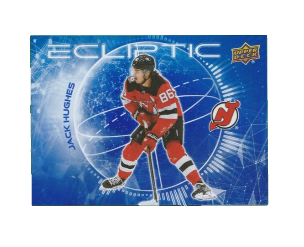 2023-24 UD Upper Deck Series 2  Ecliptic Ec-1   Jack Hughes  - New Jersey Devils